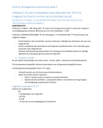 Cost Accounting jaar 3 week 3