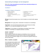 Grondslagen van het management