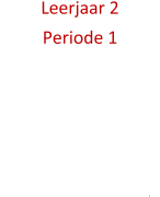 Samenvatting Fontys pedagogiek leerjaar 2 periode 1