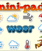 Antwoordblad minipad weer