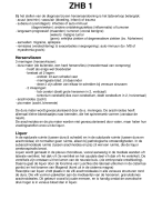 Samenvatting ZHB 1