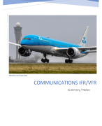 ATPL Theory - Communications IFR/VFR