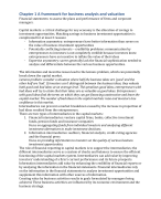 Summary business analysis strategy analysis