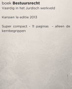 Tentamen samenvatting Bestuursrecht Karssen 1e editie 2013
