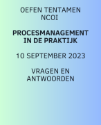 Tentamen Procesmanagement NCOI Nieuw 2023 - 31 vragen met antwoorden - super tentamen voorbereiding