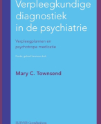 Verpleegkundige diagnostiek in de psychiatrie Samenvatting 