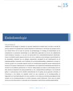 Tandheelkunde samenvatting Endodontologie bachelor 2