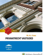 Privaatrecht Vastgoed H3 H5 H7 H8 en H11