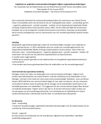  Samenvatting artikel Warmsteeker & Van Vuuren (2011) - Impliciete en expliciete communicatiestrategieën tijdens organisatieveranderingen