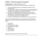 Samenvatting Organisatiekunde