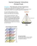 Samenvatting Human Computer Interaction HCI