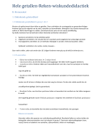 Rekenen hele getallen samenvatting