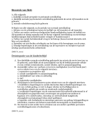 Samenvatting aantal stoornissen uit de DSM 