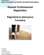 Geslaagde NCOI module professioneel begeleiden 2023 MWD - Plancyclus Fontaine - Cijfer 8,5