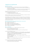 Samenvatting Vastgoedverwerving Financieel 