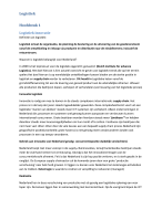 samenvatting logistiek H1 2 3