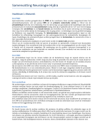 Samenvatting Neurologie Hijdra et al