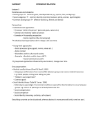 Summary Intergroup Relations