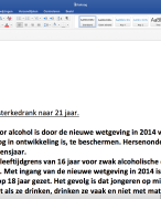 Betoog NL alcoholleeftijdsgrens 