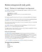 Volledige samenvatting Relatievermogensrecht