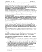 Samenvatting Luister je wel naar mij 