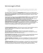 Opgeloste vragen ethiek