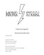 Ondernemingsplan Stichting
