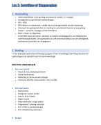 Samenvatting inleiding event management S1J1