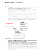 Samenvatting leerdoelen BMD blok C