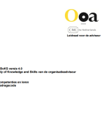 Samenvatting Body of Knowledge and Skills BoKS Orde van Organisatieadviseurs OOA