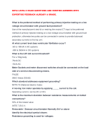 NETA LEVEL II EXAM QUESTIONS AND VERIFIED ANSWERS WITH EXPERTISE FEEDBACK ALREADY A GRADE.