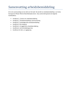 Samenvatting arbeidsmarktbeleid en bemiddeling