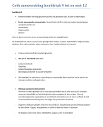 Samenvatting communicatieleer hoofdstuk 9 tot en met 12 Oomkes