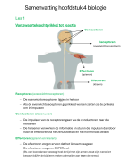 Samenvatting hoofdstuk 4 biologie (Focus 3.2)