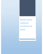 Nederlands rekenen onderbouw basis