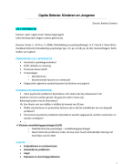 Capita Selecta Kinderen & Jongeren (2015-2016); Geslaagd eerste zit met 15/20