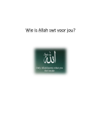 Opdrachtenbundel Islam; de engelen 