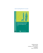 Samenvatting recht, A-cluster, hoofdstuk 1t/m12, 16t/m23