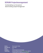Scrum Projectmanagement Samenvatting