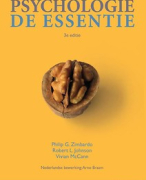 Psychologie: De essentie 3e editie hoofdstuk 1,2,3,4,5,6,8