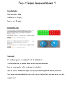 Pop-it lezen leeswerkboek 4