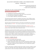 IBCOM YEAR II - [LITERATURE] Qualitative Methods in Media and Communication (CM2006)