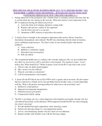 HESI MENTAL HEALTH RN RANDOM FROM ALL V1-V3 2023-2024 BANKS (ALL TOGETHER- VARIOUS TEST QUESTIONS – 38 PAGES OF STUDY NOTE TEST QUESTIONS FROM EXAM NEW UPDATED GRADED A +)