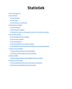 Statistiek Beginners H4-5-6, Gevorderde H1-4-6