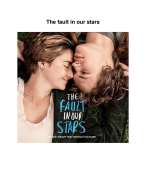 engels boekverslag - fault in our stars