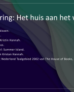 boekbespreking Het huis aan het water
