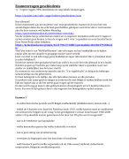 Mogelijke examenvragen geschiedenis (3de graad)