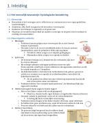 Samenvatting Biologische psychologie 1