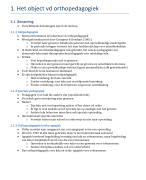 Samenvatting Inleiding tot de orthopedagogiek
