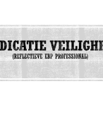 Voorlichting Medicatie veiligheid: Examen B1-k2-W1